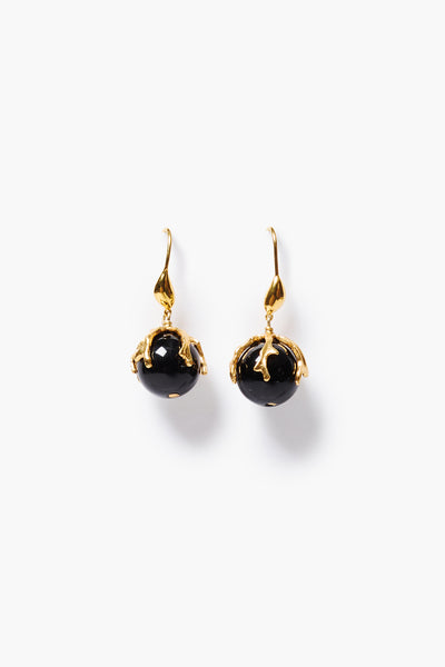 Caspia Drop Earrings Onyx