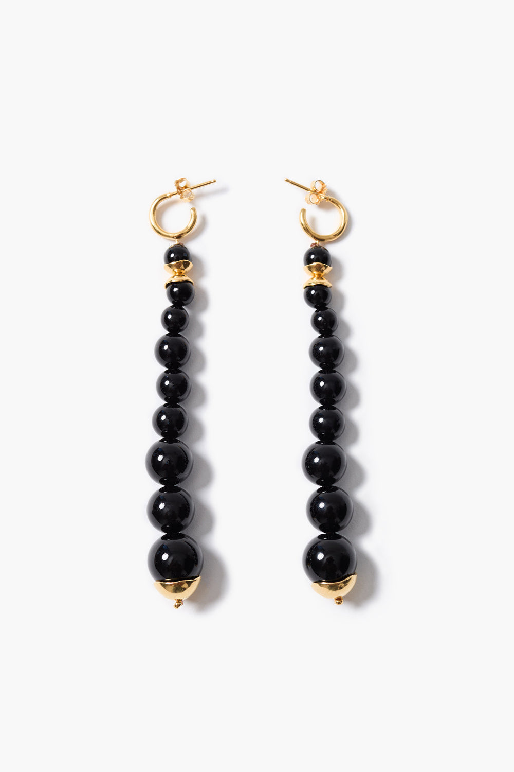 Bell Tower Earrings Black Onyx