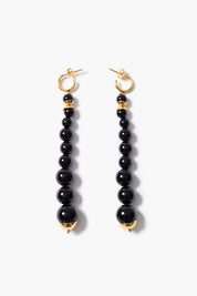 Bell Tower Earrings Black Onyx