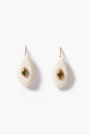 Pebble Earrings Peridot