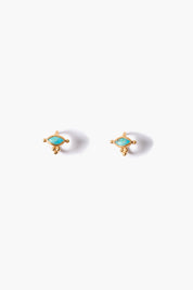Della Stud Earrings Turquoise