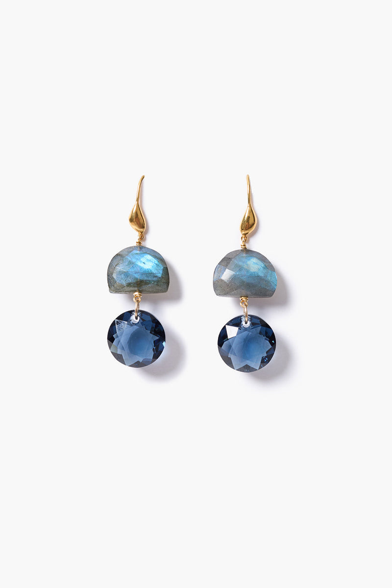 Labyrinth Duo Earrings Labradorite