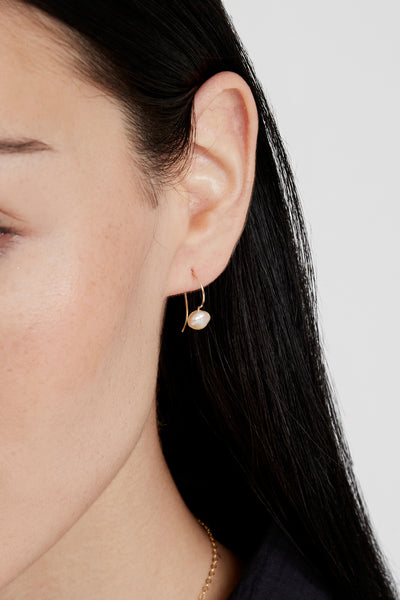 14k Petite Keshi Pearl Earrings