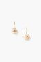 14k Pumpkin Earrings Mini Natural MOP