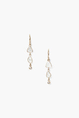 14k Annalise Tiered Diamond Earrings Yellow Gold