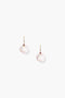 14k Pomelo Earrings Rose Quartz