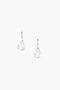 14k Coronet Earrings Clear Quartz