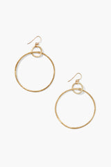 Rhiannon Hoop Earrings Yellow Gold