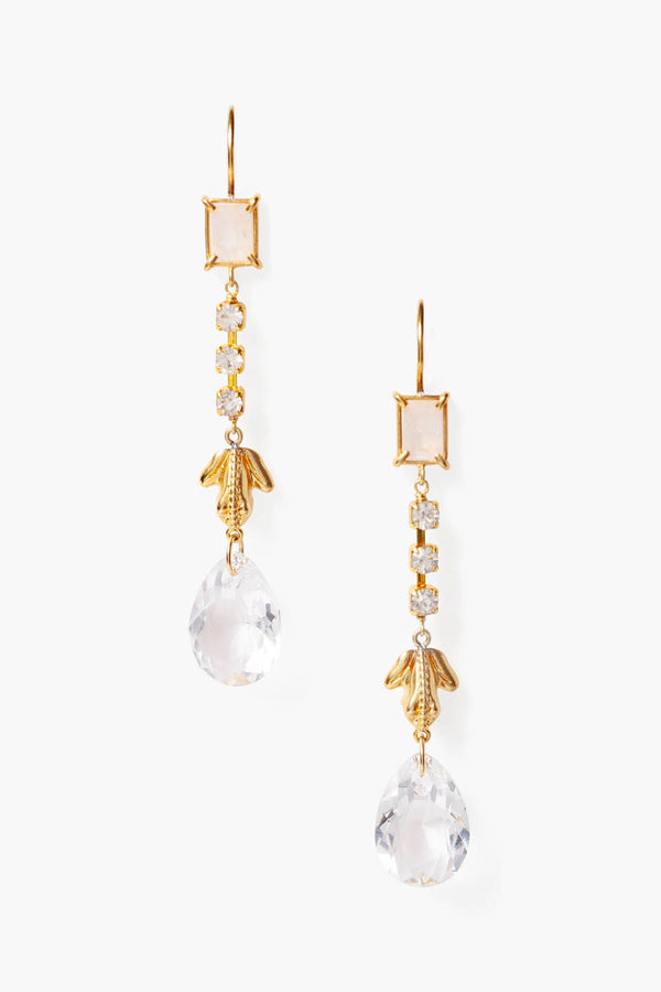 Pippa Drop Earrings Crystal