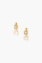 Ellis Earrings Crystal Gold