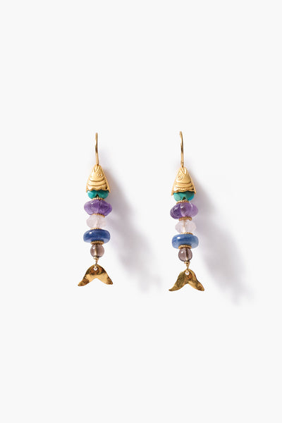 Mini Orris Earrings Multi
