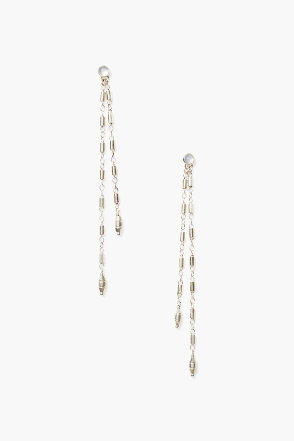 Suleyma Drop Earrings Silver