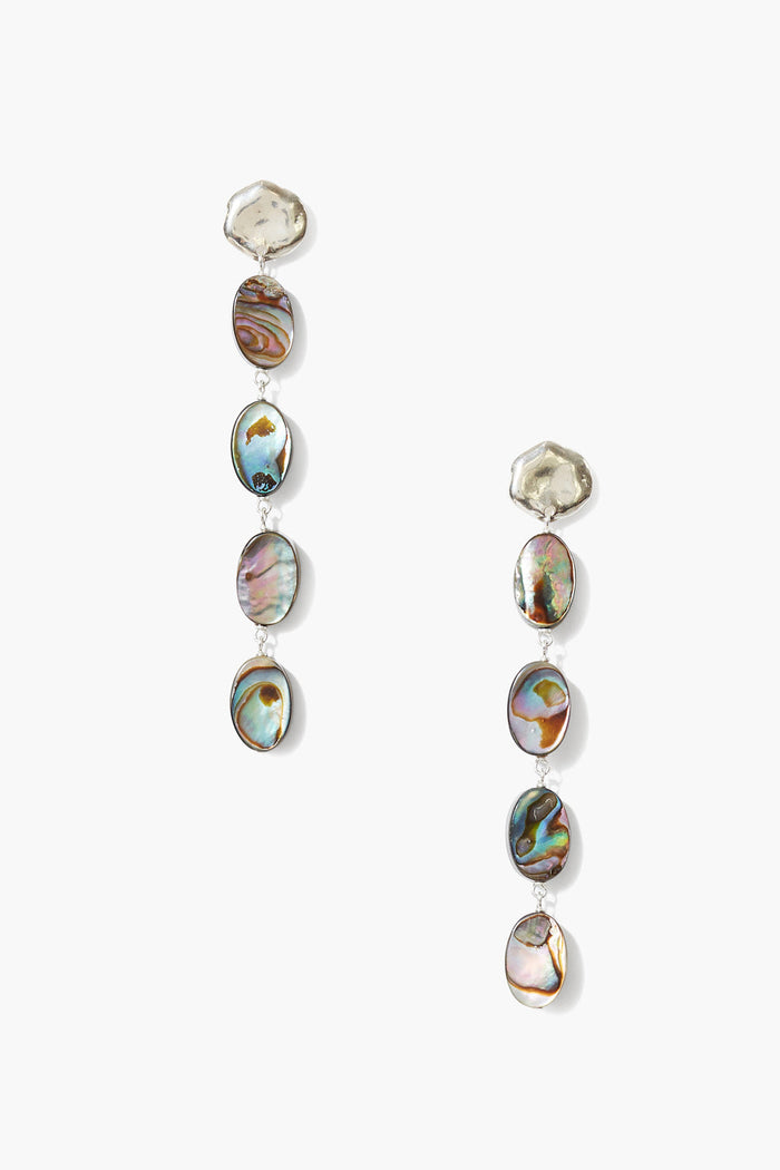 chan luu Maritza Drop Earrings Abalone Earrings