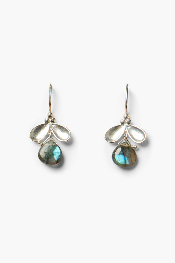 Petal Earrings Labradorite