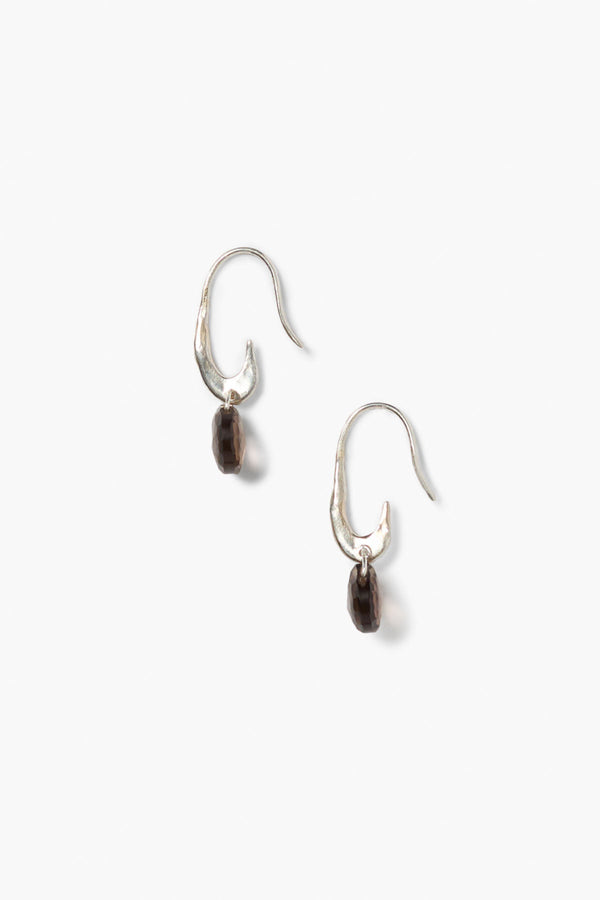 Gala Crescent Earrings Mini Smoky