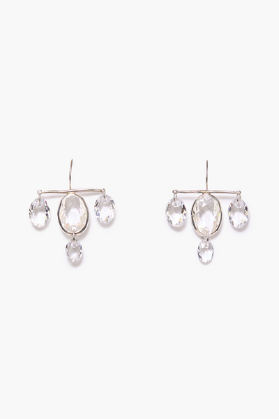 Caroline Earrings Clear Crystal