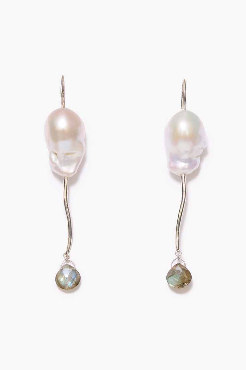 Drift Earrings Labradorite