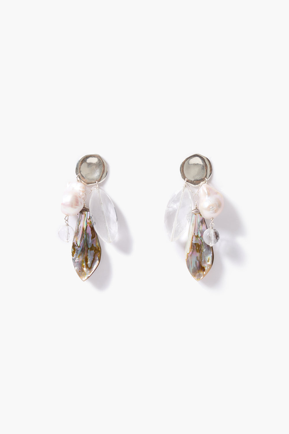 Shore Charm Earrings Abalone