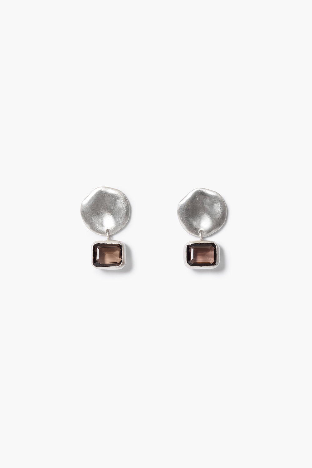 Bastion Earrings Smoky Quartz