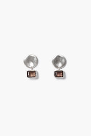 Bastion Earrings Smoky Quartz