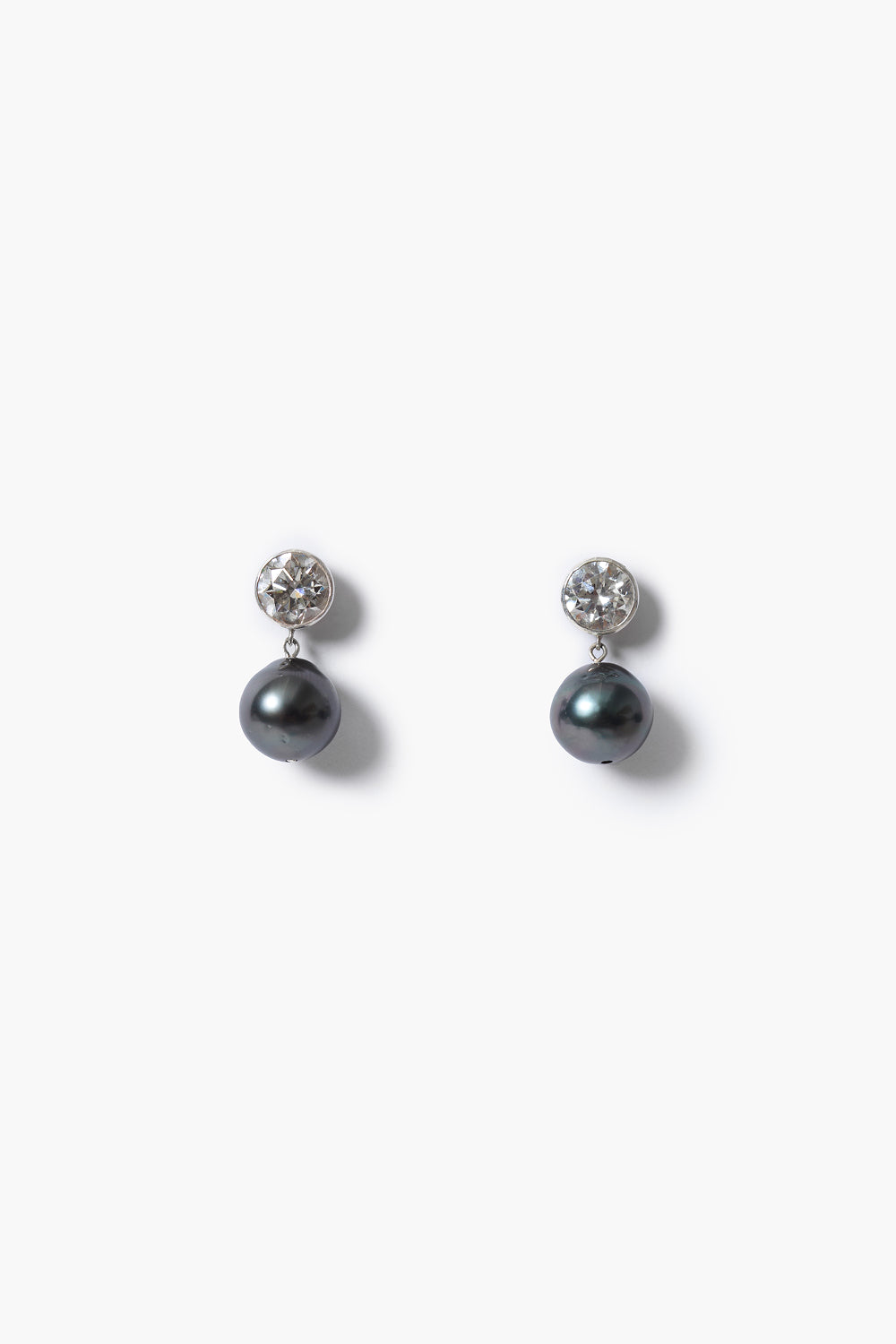 Eliza Earrings Tahitian Pearl
