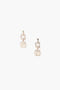 Ellis Earrings Crystal Silver