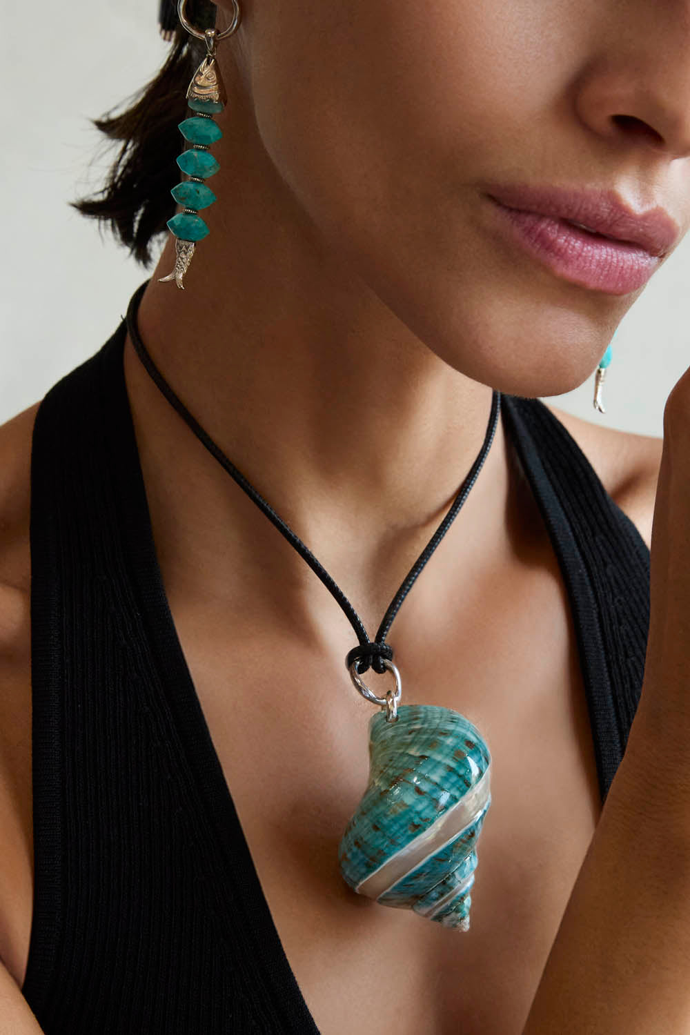 Orris Earrings Turquoise