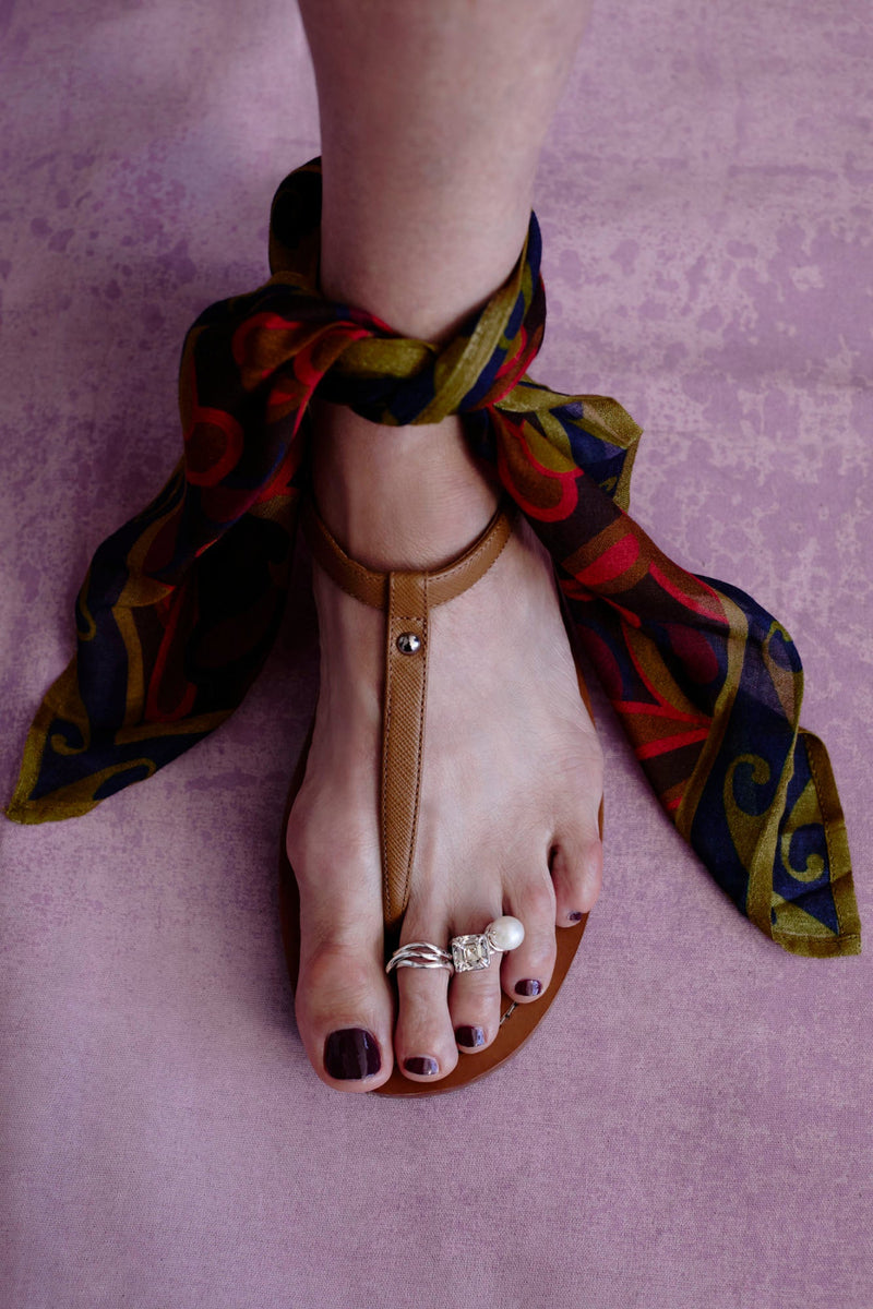 La Perla Toe Ring White Pearl