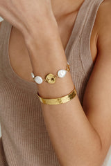 Keshi Pearl Bracelet Set