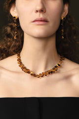 Angie Necklace Whiskey Quartz