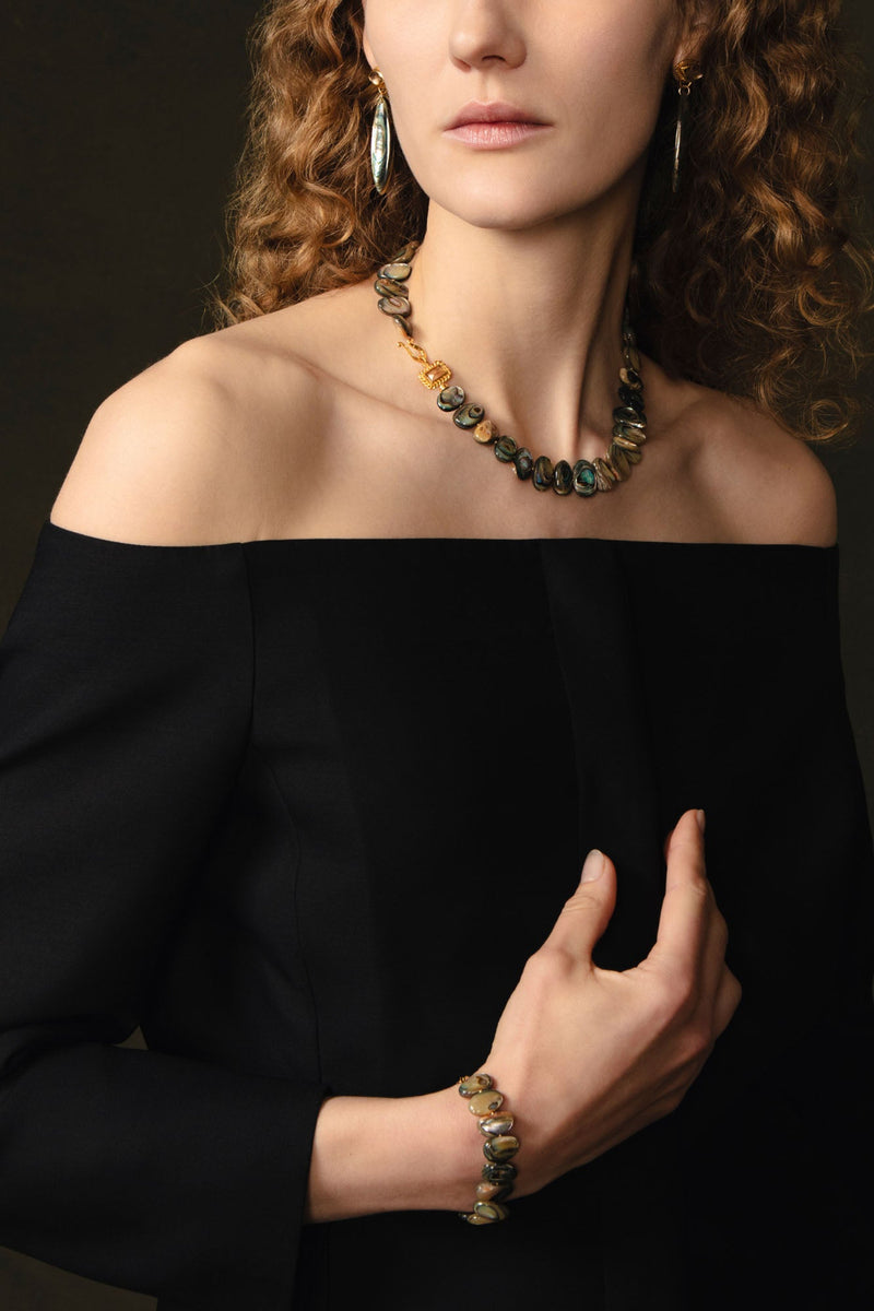 Trieste Earrings Abalone