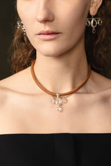 Caroline Earrings Clear Crystal