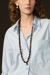 Lark Drip Necklace Smoky Quartz
