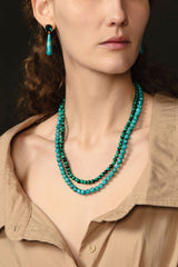 Terra Drop Earrings Turquoise