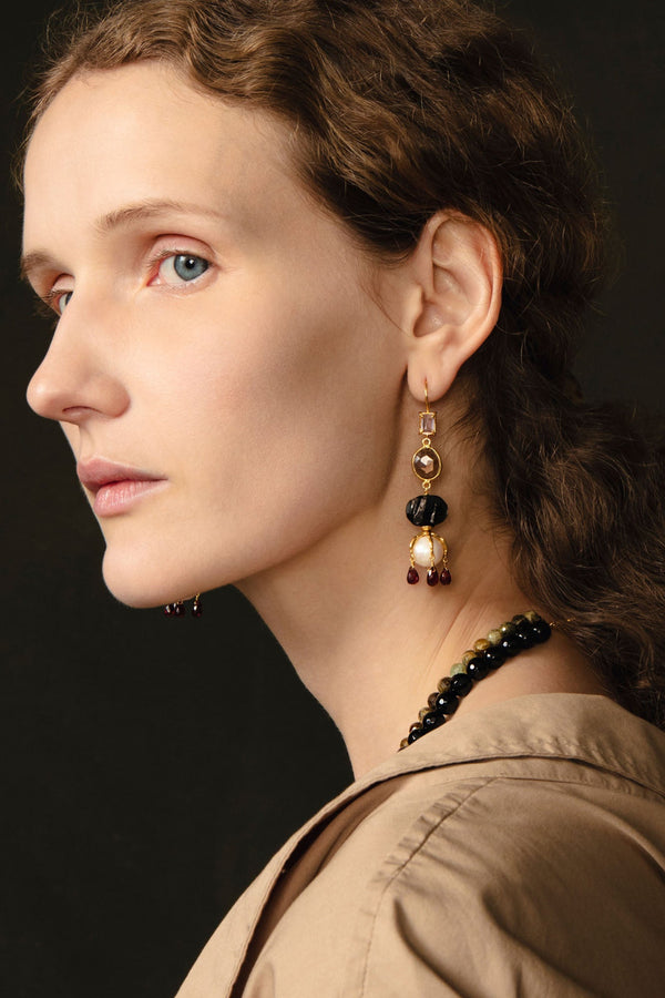 Lark Drip Earrings Multi