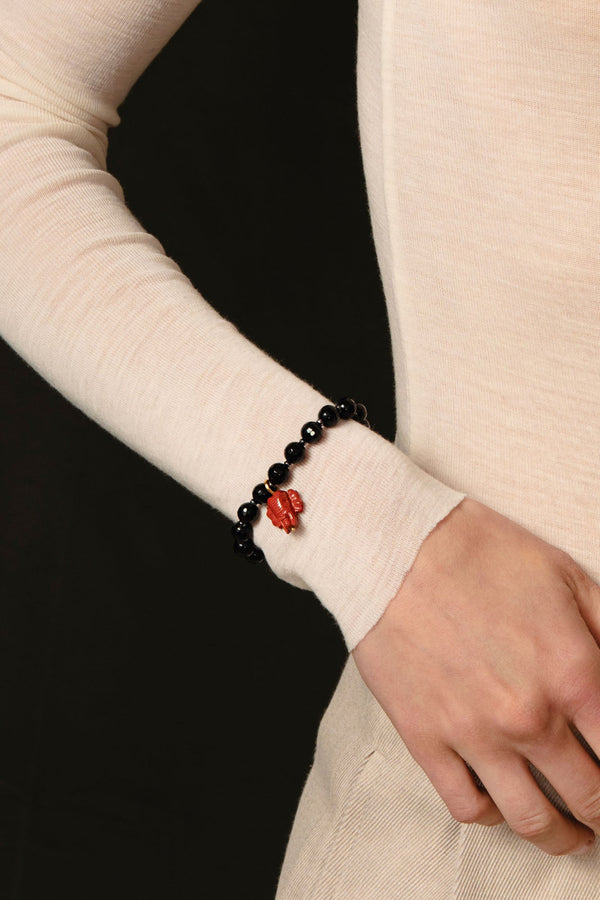 Elephant Bracelet Onyx