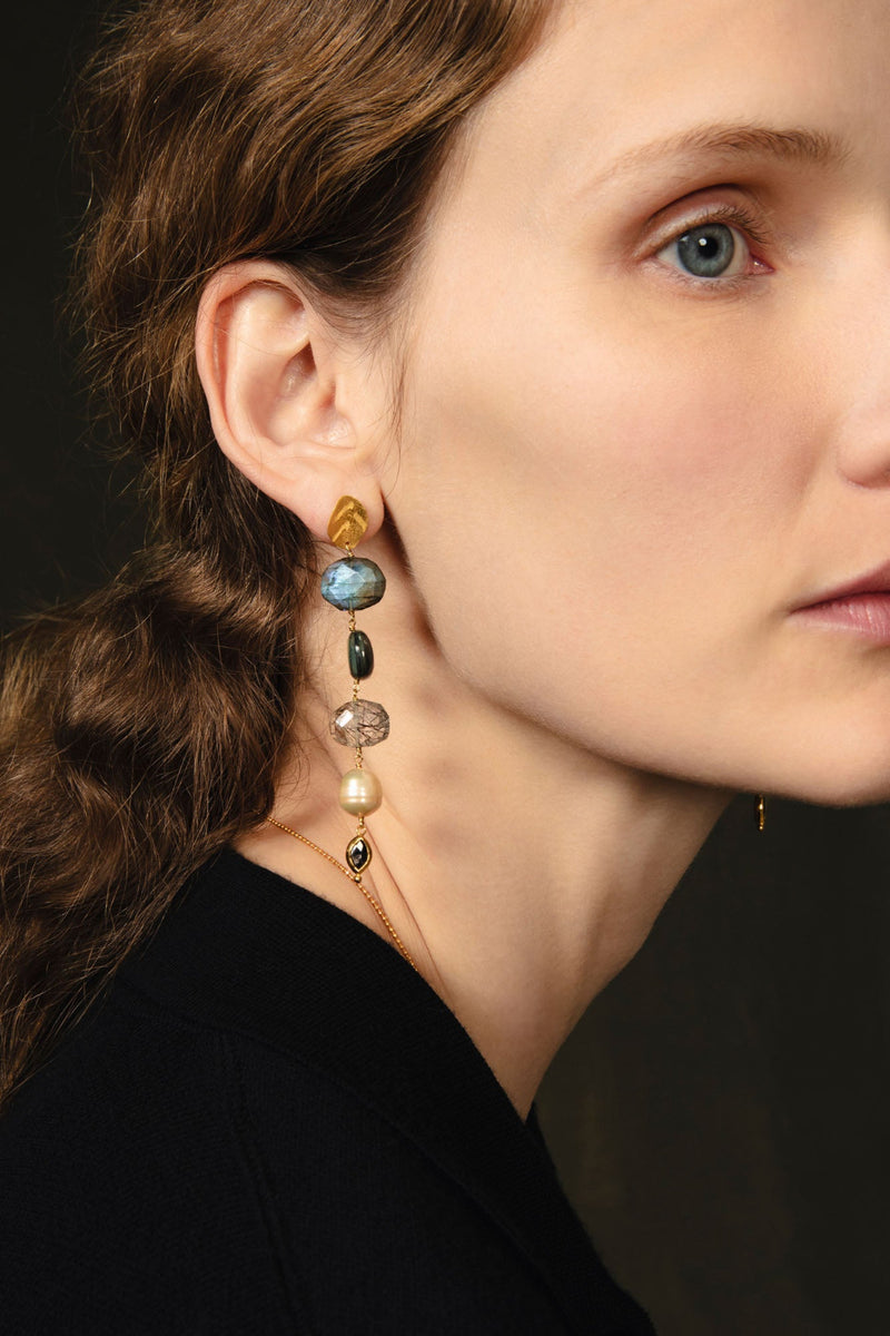 Cascade Drop Earrings Multi