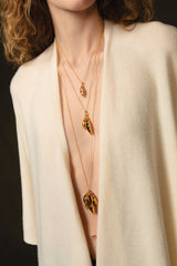 Peapod Cluster Necklace Multi