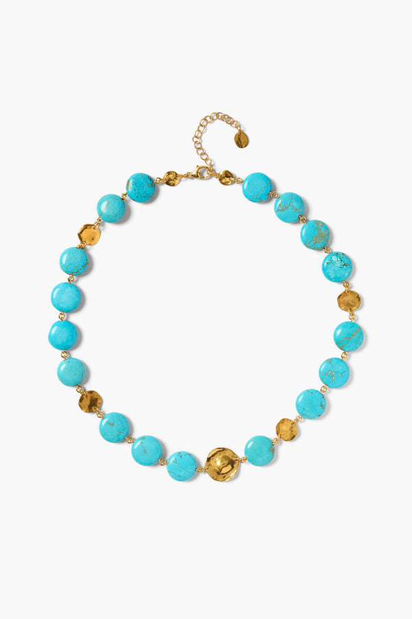 Coin Necklace Turquoise