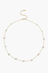 Willow Short Necklace Grey Mix