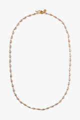 Santa Fe Necklace Taupe Pearl