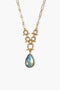 Cheval Necklace Gold Labradorite