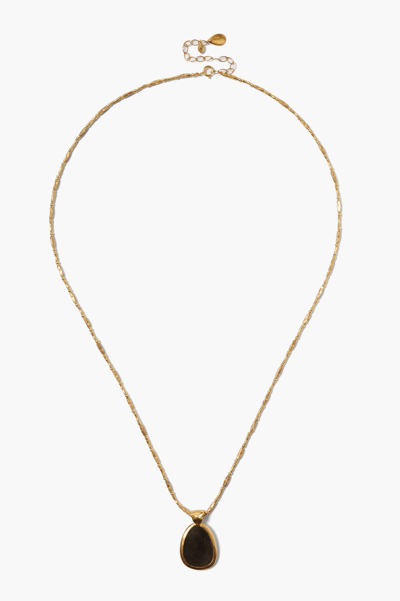 Medina Necklace Black Sunstone