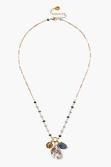 Tulum Charm Necklace Sapphire Mix