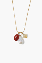 Grove Charm Necklace Gold Mix