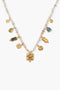 Pilar Charm Necklace Rutilated Quartz