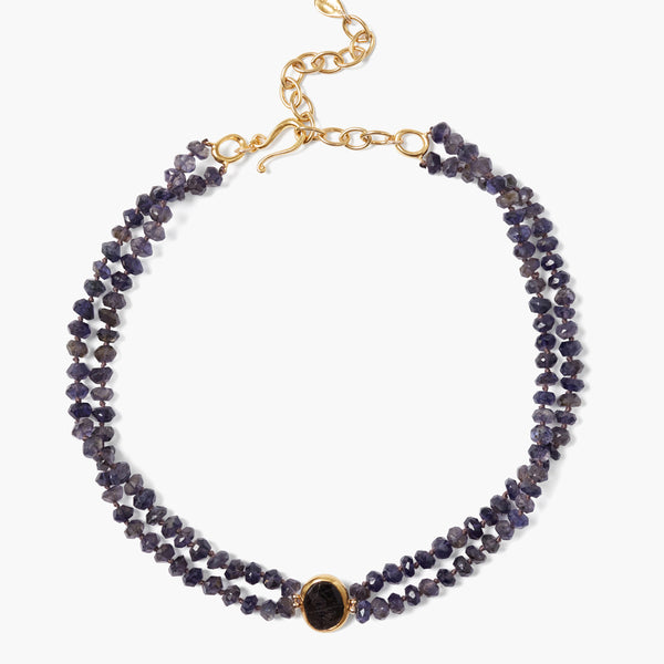 Colette Necklace Iolite Chan Luu