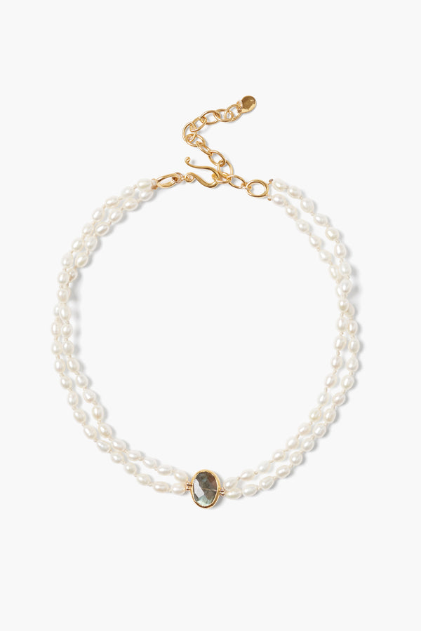 Colette Necklace White Pearl