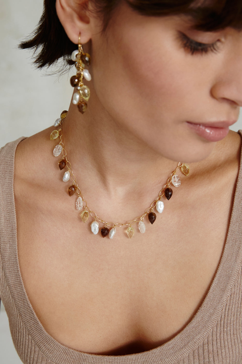 Andromeda Necklace Natural Mix – Chan Luu