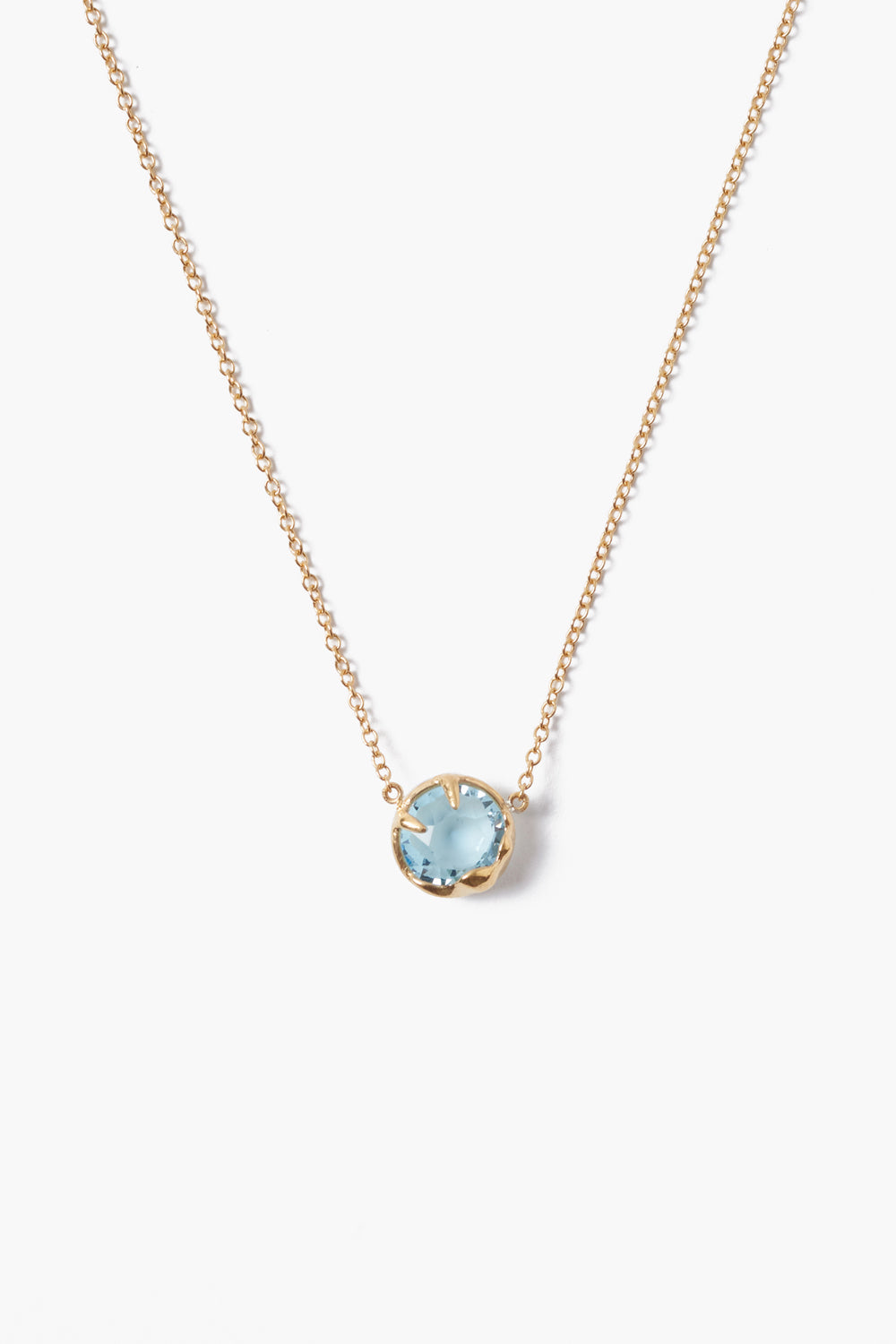 March Birthstone Necklace Aquamarine Crystal – Chan Luu